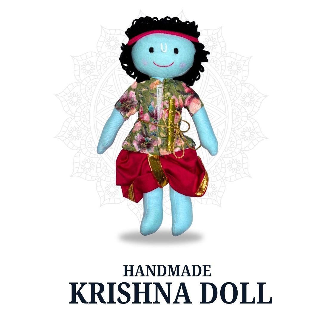 My Little Krishna Handcrafted Plush Toy